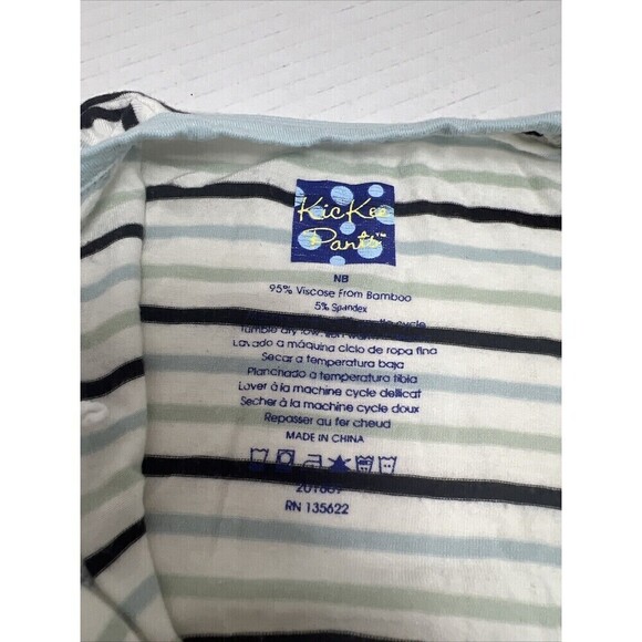 Kickee Pants Bamboo Pajama Bundle Newborn Layette Swaddle Blanket Sleep - Picture 5 of 7